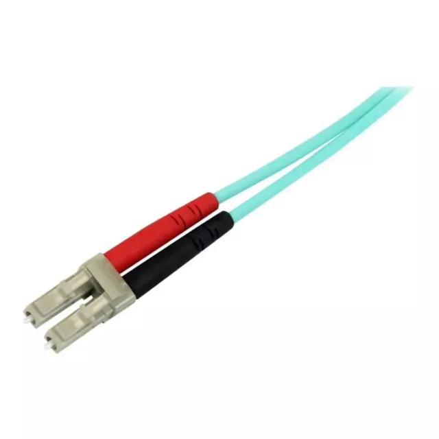 StarTech.com Câble à fibre optique OM4 duplex multimode LC LC - 1 m Aqua - 100 G