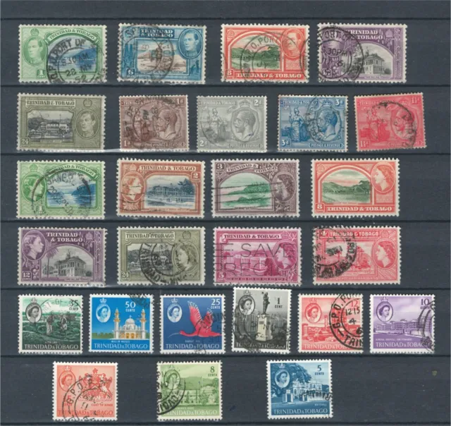 Trinidad & Tobago  British Colonies Selection Used Stamps  Lot (Brcol 335)