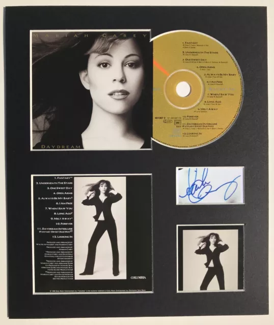 MARIAH CAREY - Signed Autographed - DAYDREAM - Album Display