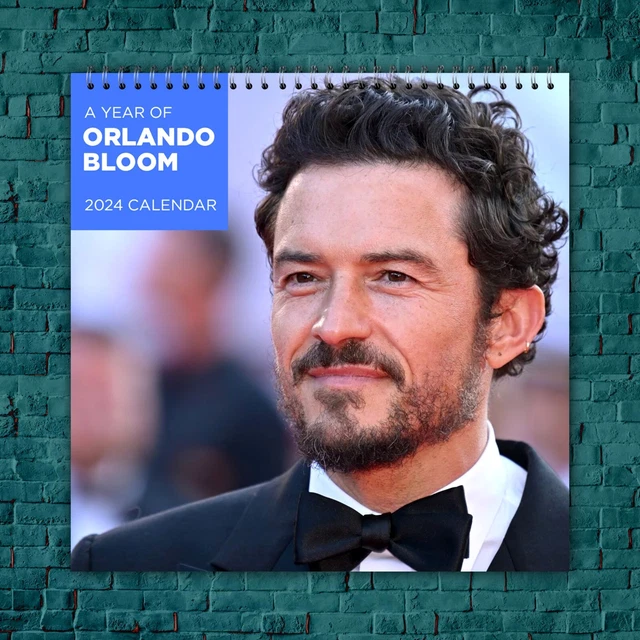 ORLANDO BLOOM CALENDAR 2024 Orlando Bloom 2024 Celebrity Wall