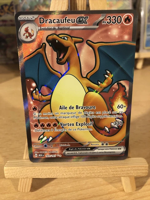 Dracaufeu EX - carte Pokémon 006/165 Ecarlate & Violet 151 - MEWFR - Prix & Rareté