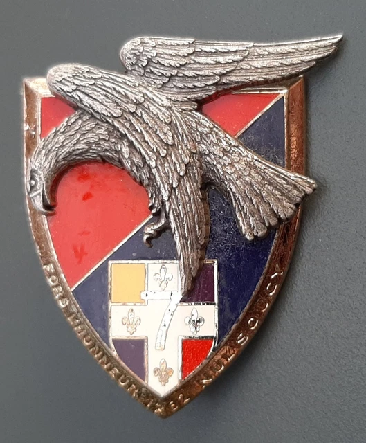INSIGNE 58° RA Régiment d'Artillerie Original Arthus Bertrand Paris