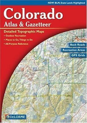 Colorado Atlas and Gazetteer, , 9780899332888