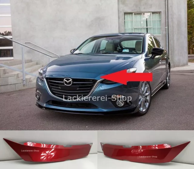 LEISTE DER MOTORHAUBE LACKIERT IN WUNSCHFARBE NEU für Mazda 3 2013 - 2017