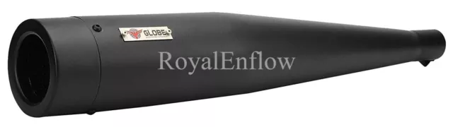 Fit für Royal Enfield Schwarz Cannon Auspuff für Alt Klassisch 350/500 - Exp 3