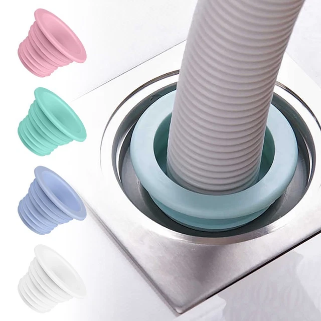 WASHING MACHINE SEALING Cover Antiodor Sewer Pipe Seal Ring Floor