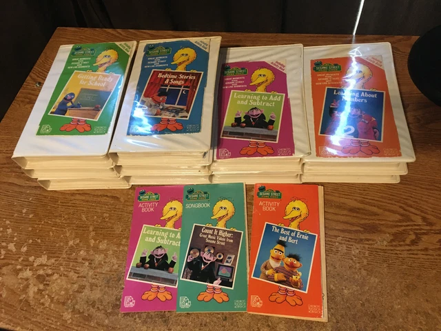 10 SESAME STREET Vhs Tape Lot The Alphabet Game Sing Along Big Bird