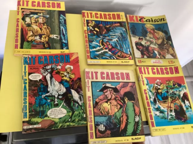 Kit Carson lot de 6 albums simples