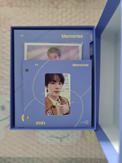 BTS MEMORIES 2021 bluray with Jin Photocard And Preorder
