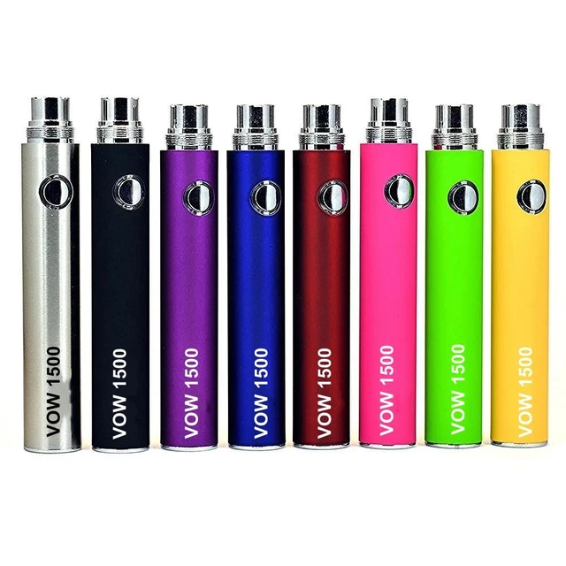 VOW 1500 ECIGARETTE VAPE PEN BATTERY Ego 510 thread suits Evod ce4 mini  protanks 6.50 - PicClick UK