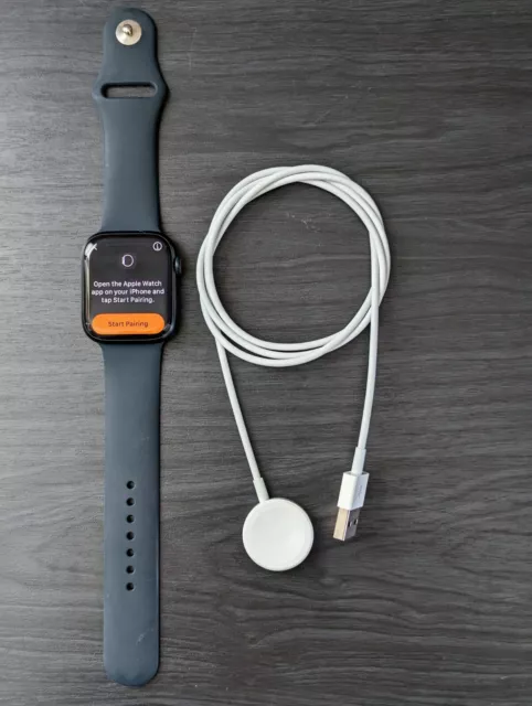 Apple Watch Series 7 45mm Aluminum Case with Sport Band - Midnight (GPS+LTE)