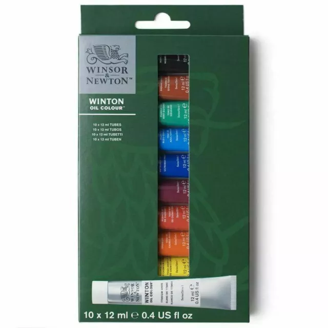 Winsor & Newton Winton Oil Paint Access Starter Set 10 x 12ml