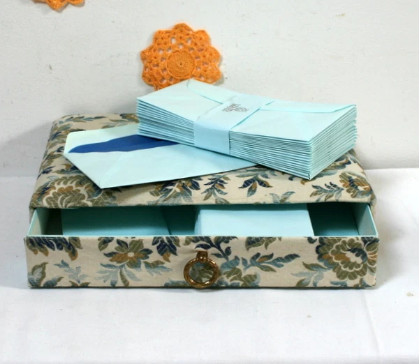 Boîte de correspondance papèterie  André Chotel garnie rétro 1960