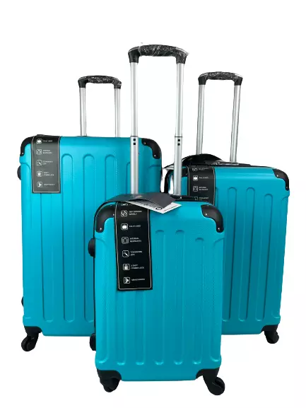 Hard Shell 4 Wheel Spinner Suitcase Case Luggage Trolley Cabin Carry On 4COLOURS