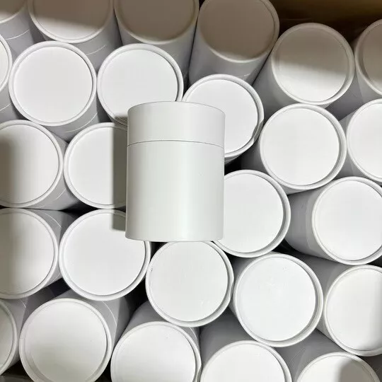 Job lot Multipurpose Cardboard Tube Packaging in White