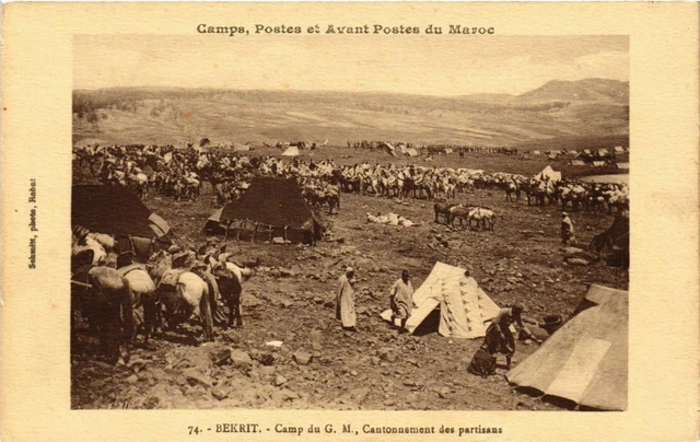 CPA AK MAROC SIDI-AMAR - Un coin du Camp (219483)