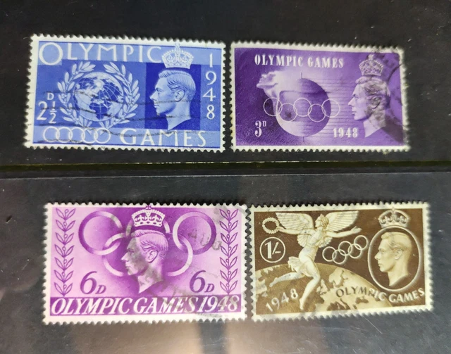 GB 1948 1st Olympic Games after WW2 hosted by UK Full Set Used