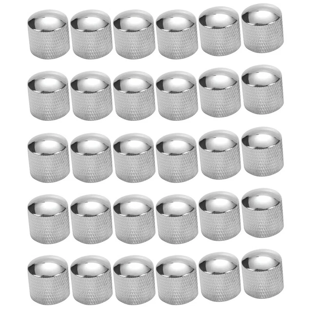 30X Electric Guitar Bass Volume Knob Potentiometer Chord Volume Knob Zinc A Z4R4