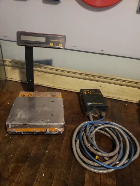SARTORIUS AUTOMOTIVE PAINT MIXING SCALE with power pack PARTS OR REPAIR