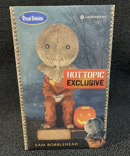 SAM Trick r Treat  Hot Topic Exclusive Halloween Bobblehead Royal Bobbles NEW