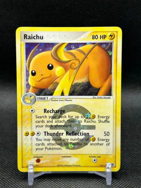 Pokemon Card - Raichu - EX FireRed & LeafGreen 12/112 Reverse Holo Rare 2004