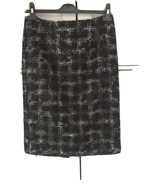 Mint velvet black clearance check skirt