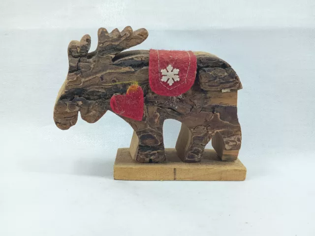 Moose wooden Figure