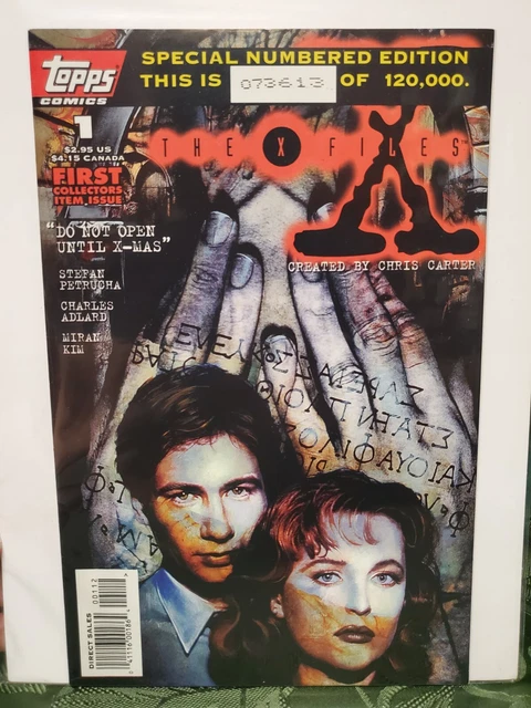 TOPPS X-FILES #1 Special Numbered Edition #073613 Collectors Item Issue Rare