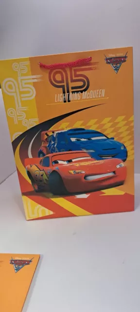 95 Lightning Mc Queen Disney Pixar Cars 2 Gift Bag