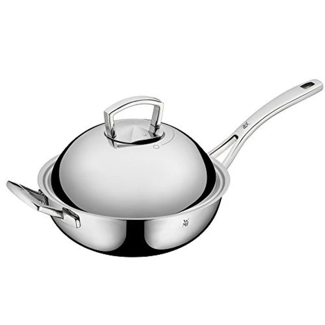 (TG. 28 (EU)) WMF 07.5350.6040 Wok/Padella per Cottura al Salto Rotondo Padella