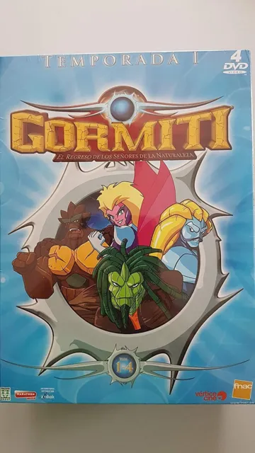 Gormiti 4 DVDs Temporada 1  2 puzzles  juego de cartas  poster