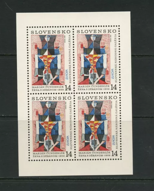 G231 Slowakei 1993 Kunst Gemälde Blatt MNH