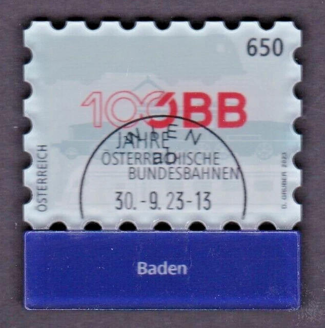 ÖSTERREICH 2023/SEPTEMBER ÖBB, Stempel Wien am Ausgabedatum