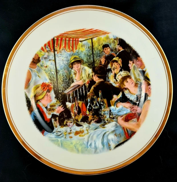 JAPANESE DISPLAY PLATE Featuring RENOIR Sheffield Regency Gold, 24