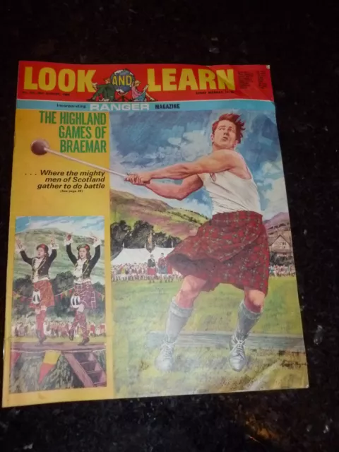 LOOK & LEARN Incorporating RANGER - No 398 - Date 30/08/1969 - UK PAPER COMIC