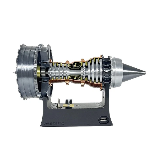 MAQUETTE RÉALISTE MOTEUR Avion Vitesse Réglable Alimenté USB Décoration — free download