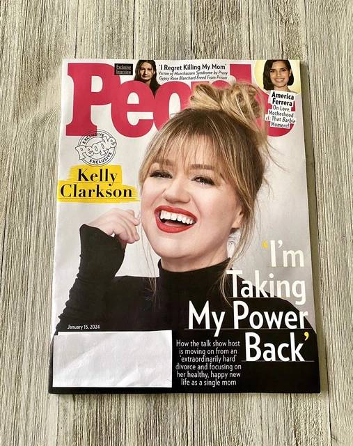 PEOPLE MAGAZINE JANUARY 15, 2024 Kelly Clarkson cover I'm Taking My