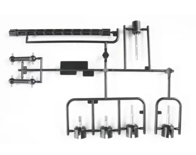 Tamiya 51529 TT-02 C Parts (Cup Joint), (TT02/TT02D/TT02FT), NEW