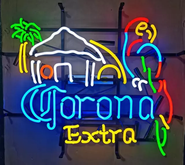 Corona Extra House Neon Light Sign 24x20 Beer Bar Pub Cave Wall Decor Artwork