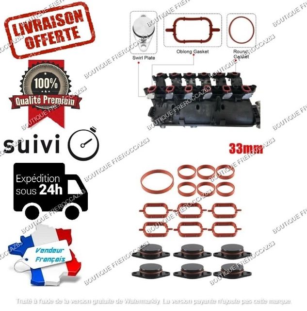 Lot De 6 Clapets D'admission / Bouchons De Surpression 22mm Pour BMW M47, M47N, M57 - Neuf