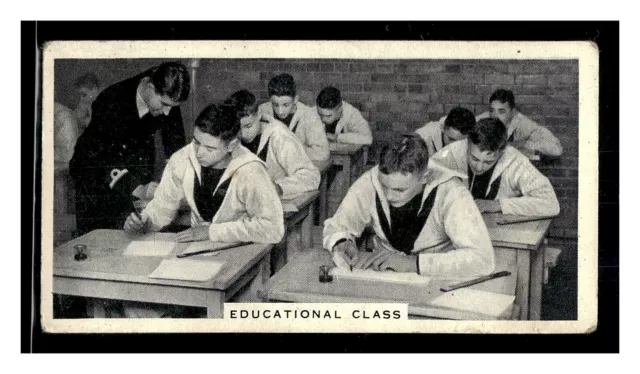 Educational Class #4 Ardath Cigarettes Life In The Services 1930'S Tobacco Card