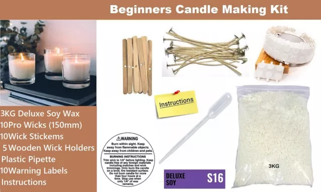 3KG Beginners Candle Making Kit