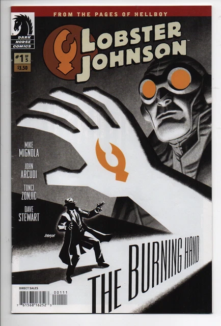 Hellboy’s Lobster Johnson 1 The Burning Hand Dark Horse Comic Book 2012 Mignola