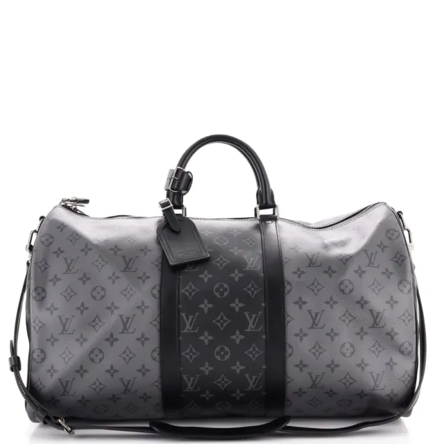 Louis Vuitton Virgil Abloh Black Calfskin Flag Keepall Bandoulière 50  Silver Hardware, 2019 Available For Immediate Sale At Sotheby's