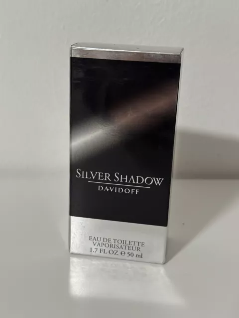 Davidoff Silver Shadow Eau De Toilette Spray 50Ml Neu&Ovp Ohne Folie Rar