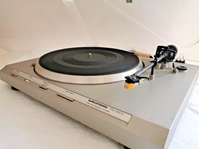 GRUNDIG PS3500 Direct Drive Automatic Turntable Plattenspieler Defekt ungetestet