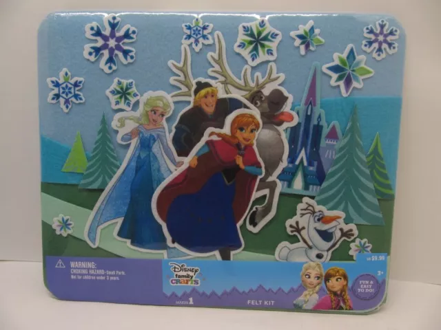 Frozen Disney Family Crafts Felt Kit Board & Shapes NOS 30019104 Darice