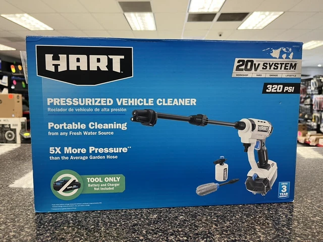 HART 20-Volt Cordless Pressurized Vehicle Cleaner (Battery Not Inclu (RSP032834)