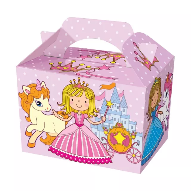 Princess Party Treat Boxes - Girls Party Bag Fillers (Pack Sizes 6-24)