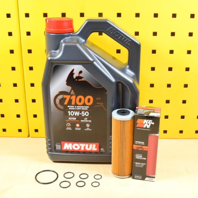 KTM 1290 Super Duke Oelwechselset Huile K&n Filtre à Joint Motul 7100 10W50